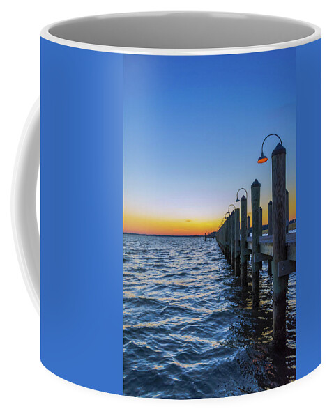 Dewey Beach Coffee Mug featuring the photograph A Rudder Perspective by Jodi Lyn Jones