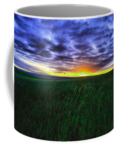Sunrise Coffee Mug featuring the photograph A sacred molment by Jeff Swan
