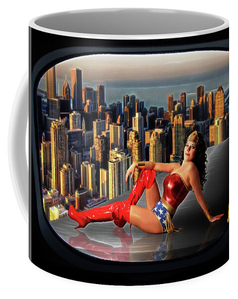 Wonder Coffee Mug featuring the photograph A Seat With A View by Jon Volden