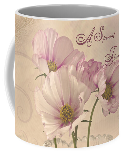 Cosmo Coffee Mug featuring the photograph A Special Thank You - Card by Sandra Foster