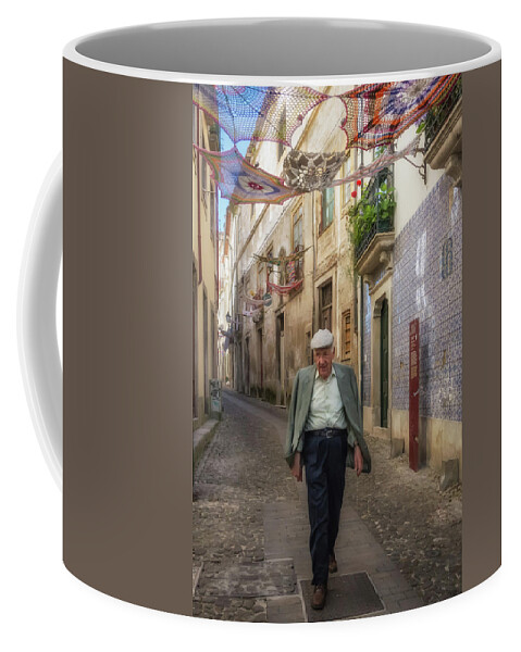 Coimbra Coffee Mug featuring the photograph A Stoll in Coimbra by Patricia Schaefer