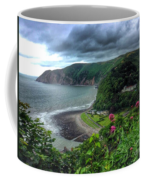 Lynmouth Coffee Mug featuring the photograph A View of Lynmouth 2 by Joan-Violet Stretch