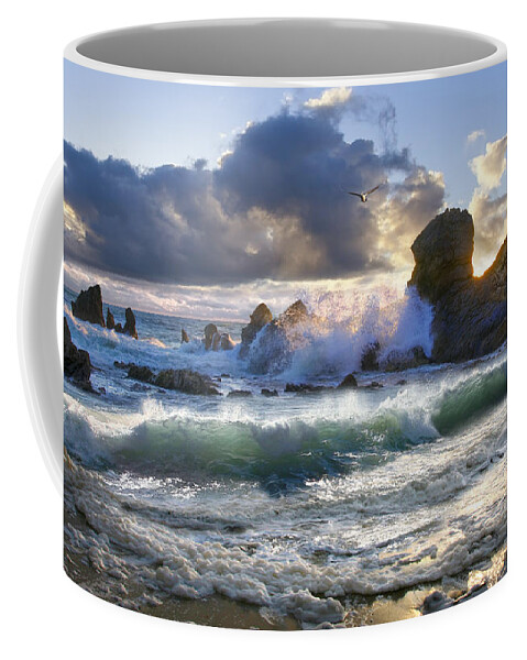 Ocean Coffee Mug featuring the photograph A Whisper In The Wind by Acropolis De Versailles