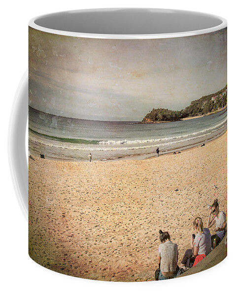 Manly Coffee Mug featuring the photograph A Winter's Day in Manly by Elaine Teague