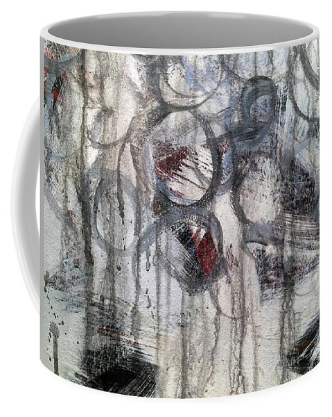 Earthy Coffee Mug featuring the painting A3 by Lance Headlee