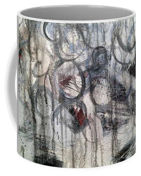 Earthy Coffee Mug featuring the painting A6 by Lance Headlee