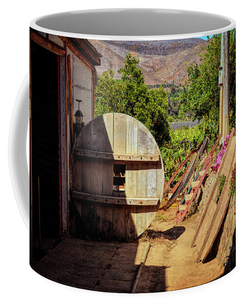 Valley Coffee Mug featuring the photograph Aba Pisco Distillery - Chile by Maria Angelica Maira