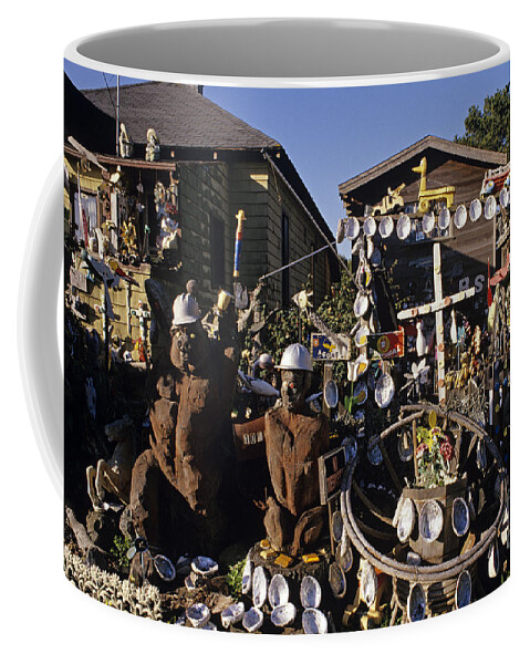 Abalone Shell House Coffee Mug featuring the photograph Abalone Shell House by Jim Corwin