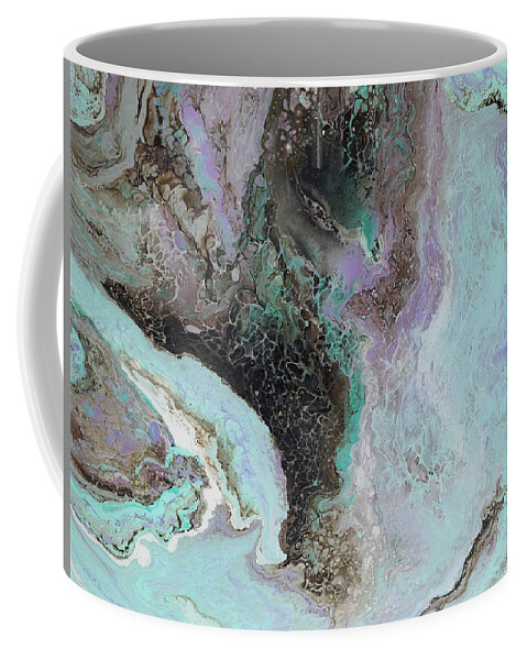 Violet Coffee Mug featuring the painting Abalone by Tamara Nelson