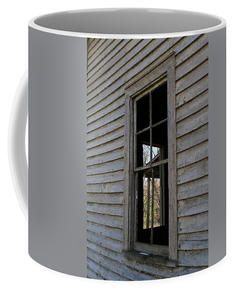 Henry Rivers Mill Village Coffee Mug featuring the photograph Abandoned American 3 by Karen Ruhl