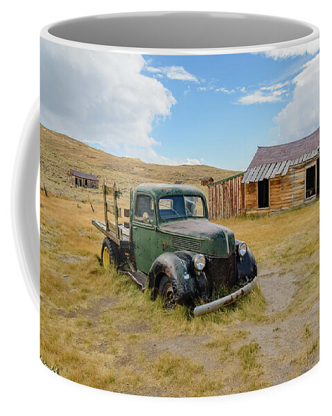 Chevy Coffee Mug featuring the photograph Abandoned Chevy by Mike Ronnebeck
