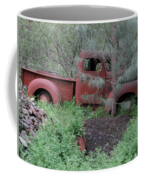 Darin Volpe Abandoned Coffee Mug featuring the photograph Abandoned Job - Santa Margarita, California by Darin Volpe