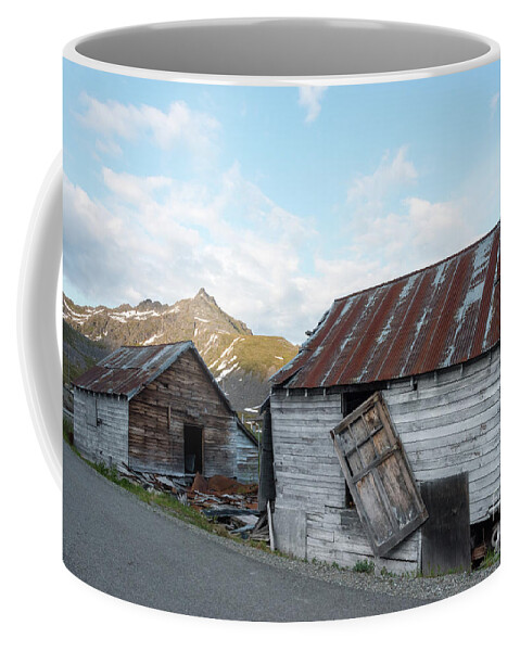 Independence Mine Coffee Mug featuring the photograph Abandoned Mine Buildings by Paul Quinn