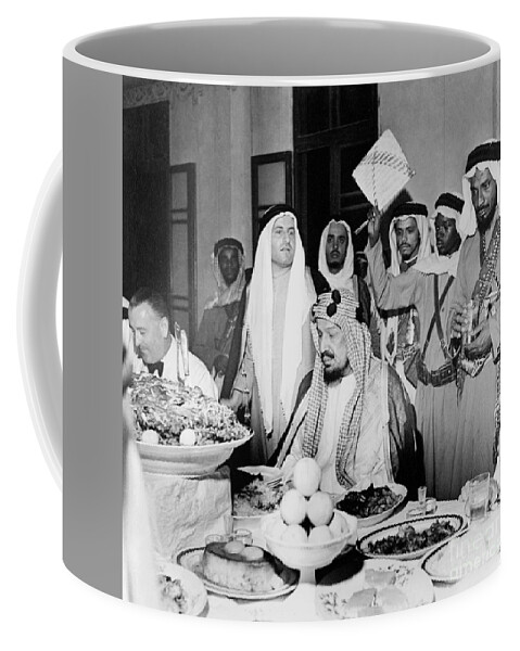 1943 Coffee Mug featuring the photograph Abdul-aziz Ibn-saud by Granger