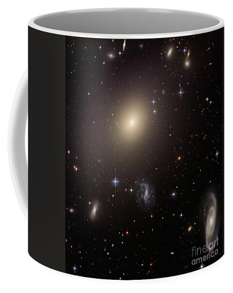 Hubble Space Telescope Coffee Mug featuring the photograph Abell S0740 Galaxies by Nasa