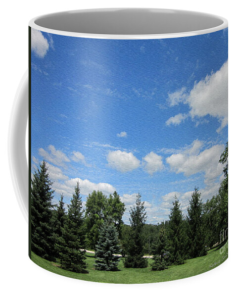 Photography Coffee Mug featuring the photograph Above the Pines by Kathie Chicoine
