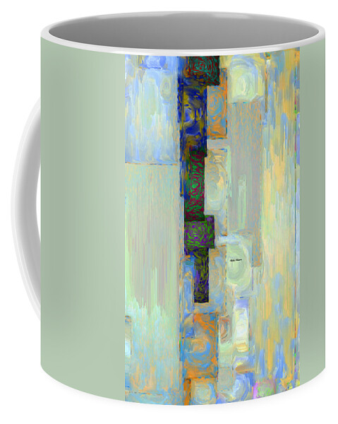 Rafael Salazar Coffee Mug featuring the digital art Abstract 01157 by Rafael Salazar