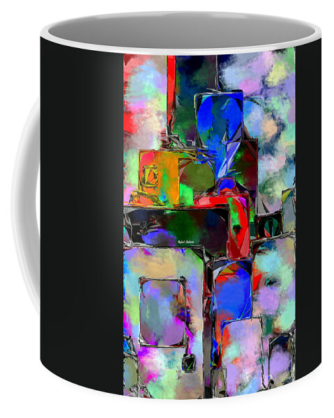 Rafael Salazar Coffee Mug featuring the digital art Abstract 01172 by Rafael Salazar