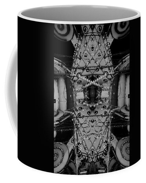 Abstract Coffee Mug featuring the digital art Abstract 17 by Cathy Anderson