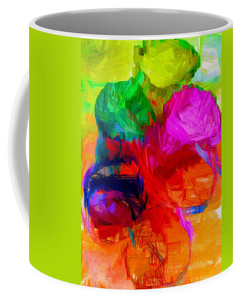  Coffee Mug featuring the digital art Abstract 23 by Rafael Salazar