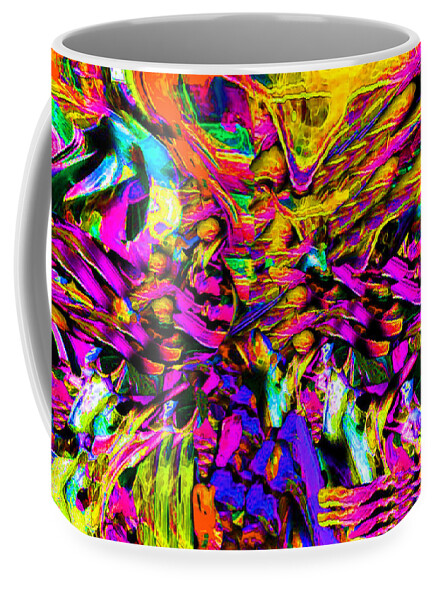  Original Contemporary Coffee Mug featuring the digital art Abstract 837 by Phillip Mossbarger