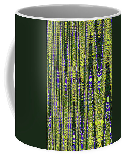 Abstract #9062sw Coffee Mug featuring the digital art Abstract #9062sw by Tom Janca