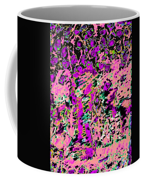 Abstract/ A Floral Tree Forest 5 Coffee Mug featuring the pastel Abstract/  A Floral Tree Forest. 5 by Brenae Cochran