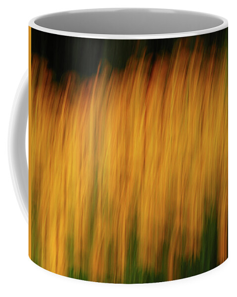 Fotografie Coffee Mug featuring the photograph Abstract Black Eyed Susan Field by Juergen Roth