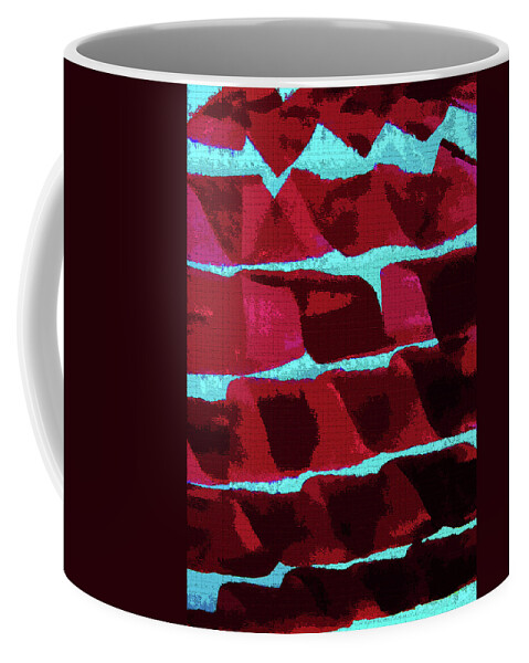 Abstract Black Walnut Ink Coffee Mug featuring the photograph Abstract Black Walnut Ink by Tom Janca