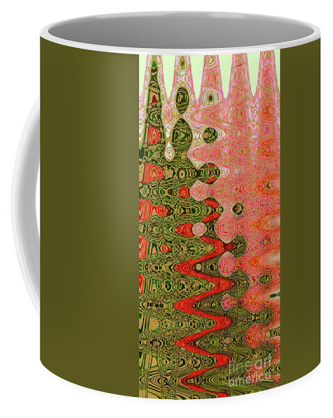 Abstract Coffee Mug featuring the photograph Abstract Christmas by Nina Silver