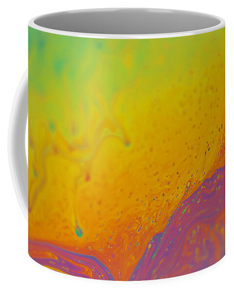 Abstract Coffee Mug featuring the photograph Abstract colours by John Paul Cullen