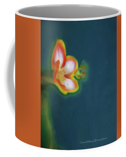 Posters Coffee Mug featuring the digital art Abstract Floral Art 69 by Miss Pet Sitter