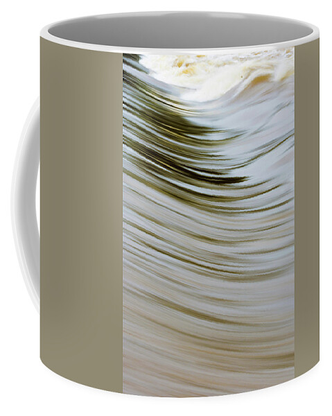 River Coffee Mug featuring the photograph Abstract River by Karen Jack