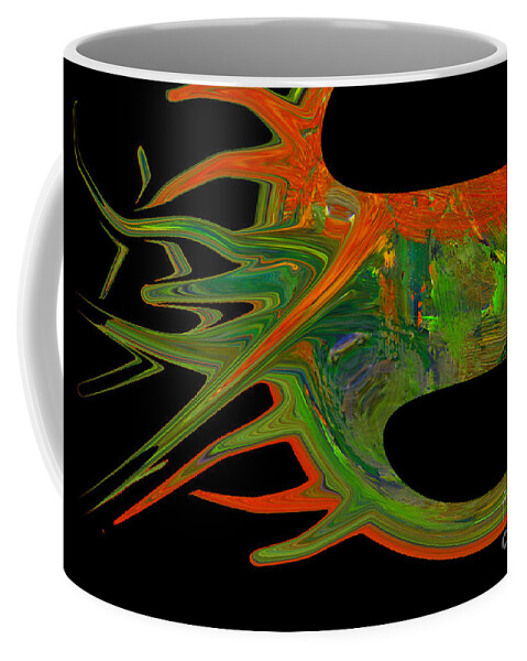 Abstract Coffee Mug featuring the photograph Abstract tenticles by Jeff Swan