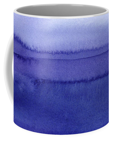 Purple Coffee Mug featuring the painting Abstract Watercolor Pattern by Olga Shvartsur