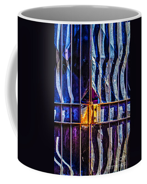 Abstract Coffee Mug featuring the photograph Abstraction In waves by Frances Ann Hattier
