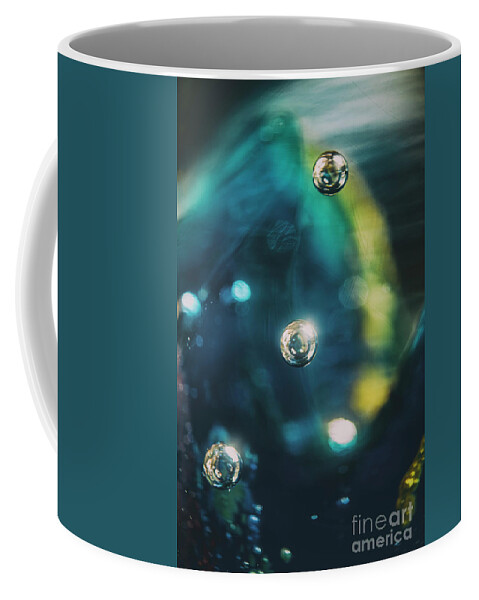 Clayton Coffee Mug featuring the photograph Abstraction of bubbles 001 by Clayton Bastiani