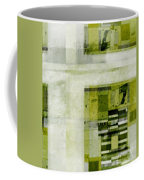Abstract Coffee Mug featuring the digital art Abstractitude - c4bv2 by Variance Collections