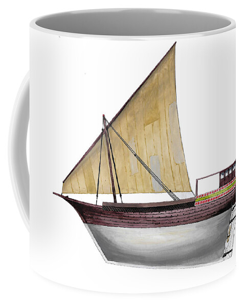  Coffee Mug featuring the painting Abubuz by The Collectioner