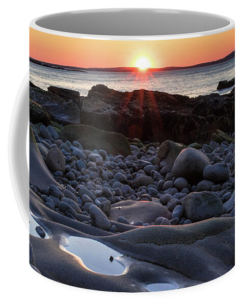Sunrise Coffee Mug featuring the photograph Acadian Sunrise by Holly Ross