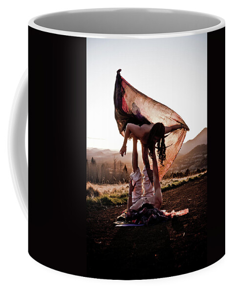 Acroyoga Coffee Mug featuring the photograph Acroyoga Curves by Scott Sawyer