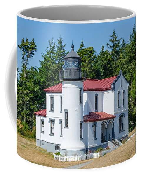 Light Coffee Mug featuring the photograph Admiralty Head Lighthouse by Shanna Hyatt
