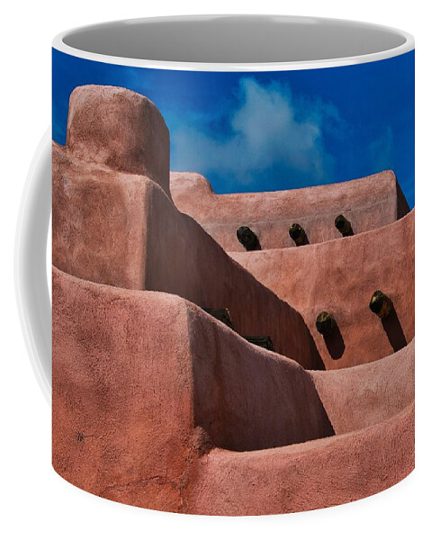 Adobe Coffee Mug featuring the photograph Adobe Roofs by Mark Valentine