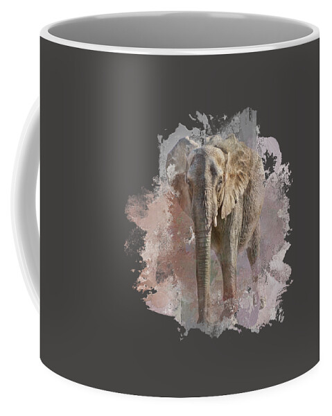 Animals Coffee Mug featuring the photograph African Elephant - Transparent by Nikolyn McDonald