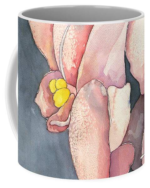 Floral Coffee Mug featuring the painting African Violet by Lynda Lehmann