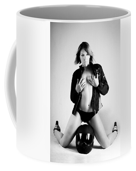 Girl Coffee Mug featuring the photograph After a Ride by Robert WK Clark