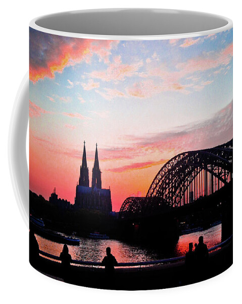 Architecture Coffee Mug featuring the photograph After Dark by Cesar Vieira