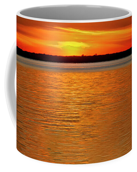 Sunset Coffee Mug featuring the photograph After Glow by Cathy Kovarik