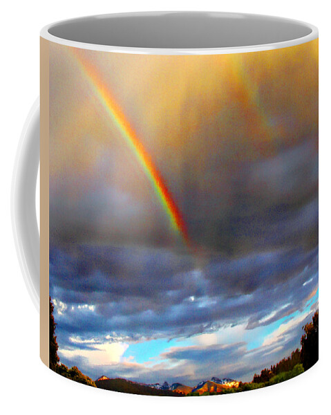 Rainbow Coffee Mug featuring the photograph After the Storm El Valle New Mexico by Anastasia Savage Ealy