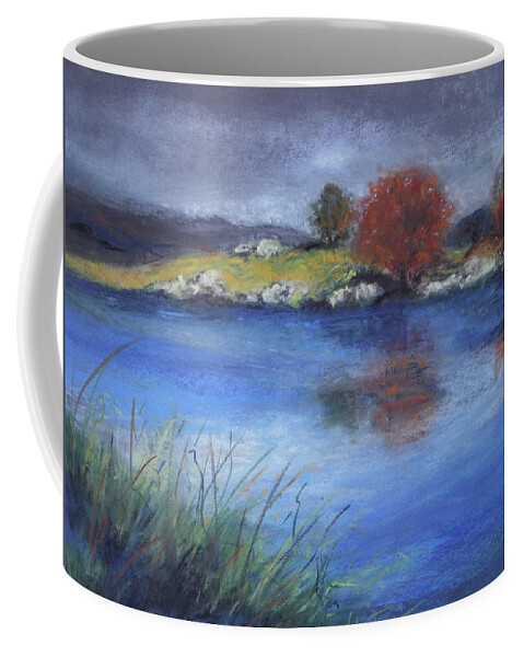 Water Coffee Mug featuring the pastel After the Storm by Sandra Lee Scott